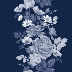 Nahtloses Blumenmuster. © marinavorona