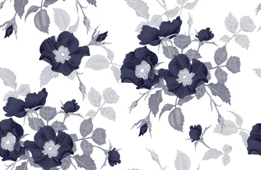 Nahtloses Blumenmuster. © marinavorona