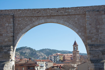 Aqueduct in Teruel Spain