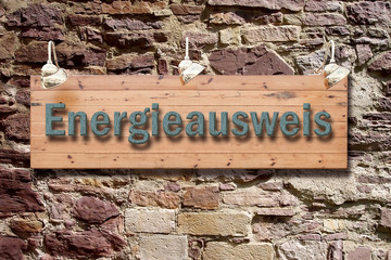 Schild 209 - Energieausweis
