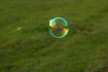 A Single Bubble on the Air