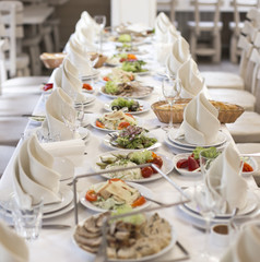 wedding table setting