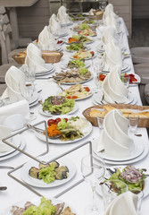 wedding table setting