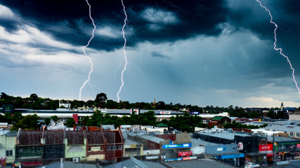 Lightning in Melbourne (2)