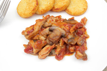 émincé de porc à la provençale