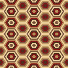 Seamless geometric retro pattern