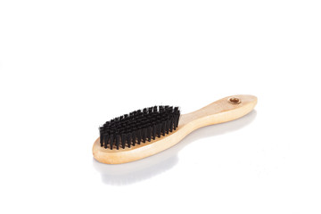 Soft wooden hairbrush