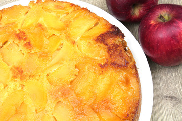 gâteau au pommes