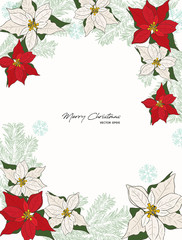 christmas concept hand draw sketch vector.