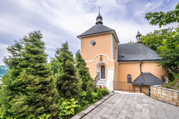Naklejka premium Chapel in St John the Theologian Orthodox male monastery in Khreshchatyk, Ukraine