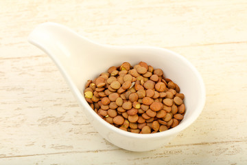 Raw lentils