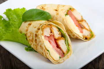 Chicken bread roll