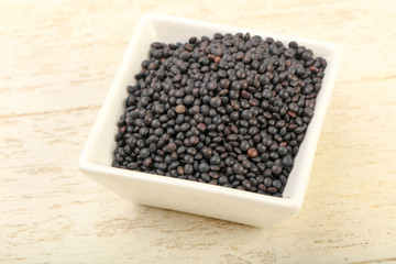 Black lentils