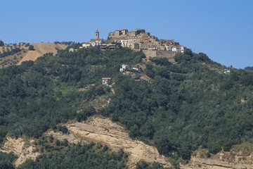 Landscape near Teramo (Abruzzi) at summer