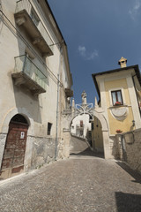 Pettorano sul Gizio (Abruzzi, Italy), historic village