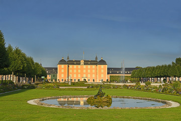 The Schwetzingen Palace. A Versailles in miniature in the Palatinate in the German state of...