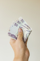 150 Bolivianos In Hand