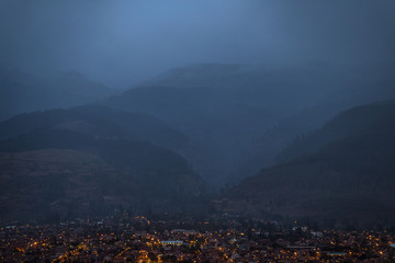 Misty Cochabamba Hills