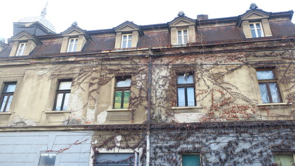 Fototapeta na wymiar detail of building facade with windows