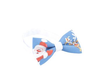 blue and white butterfly for a man's suit for the new year