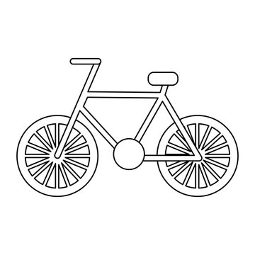 bike or bicycle icon image vector illustration design 