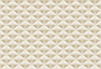 Seamless pattern brown quilted fabric