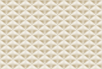 Fototapeta premium Seamless pattern brown quilted fabric