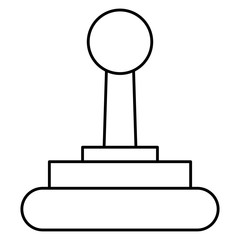 video game joystick icon vector illustration design