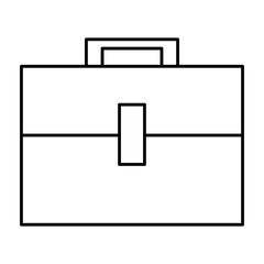 portfolio briefcase isolated icon vector illustration design