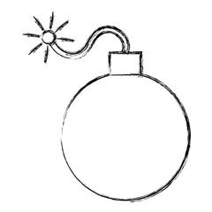 explosive bomb isolated icon vector illustration design