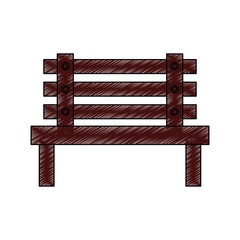bench outdoor furniture icon image vector illustration design 