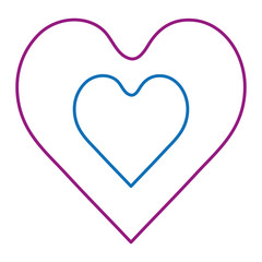 heart love isolated icon vector illustration design