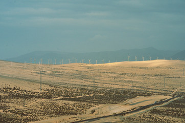 desert and wind power