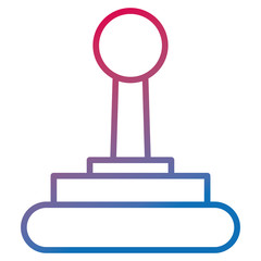 video game joystick icon vector illustration design