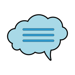 speech bubbles isolated icon vector illustration design