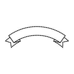 ribbon frame isolated icon vector illustration design