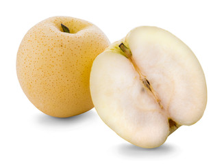 Naklejka na ściany i meble Pears - Asian Pears isolated on white background.