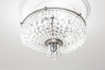 Glass chandelier