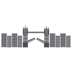 Obraz premium london bridge building urban city landmark vector illustration