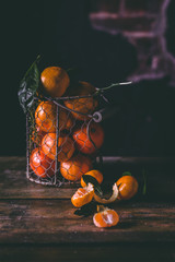 Christmas symbol tangerines