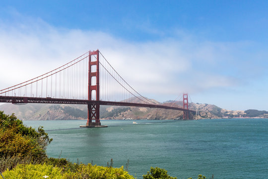 The Golden Gate Bridge, San Francisco, California.