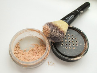 Brush and powder