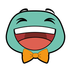 happy emoji face icon vector illustration design