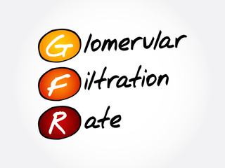 GFR - Glomerular Filtration Rate acronym, concept background