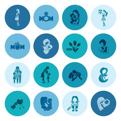 Happy Mothers Day Icons