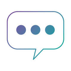 speech bubbles isolated icon vector illustration design