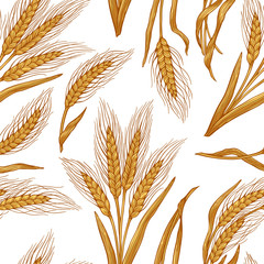 seamless wheat ears