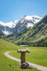 Wanderweg im Frühling im Allgäu