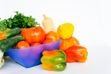 Assortment of fresh vegetables