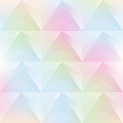 Watercolor triangle seamless pattern